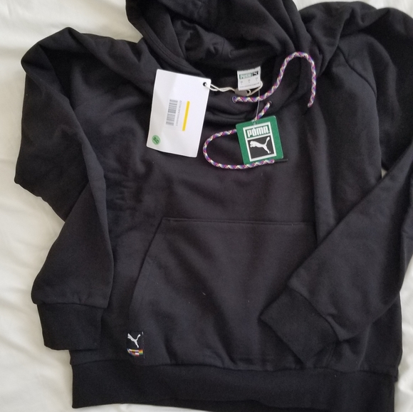 Hoodie black for men - Picture 5 of 8